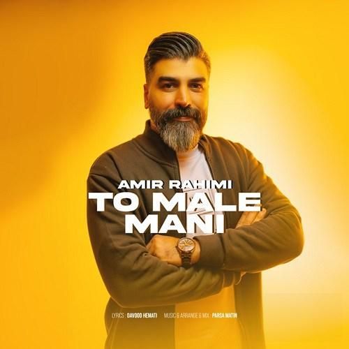 دانلود آهنگ تو مال منی امیر رحیمی